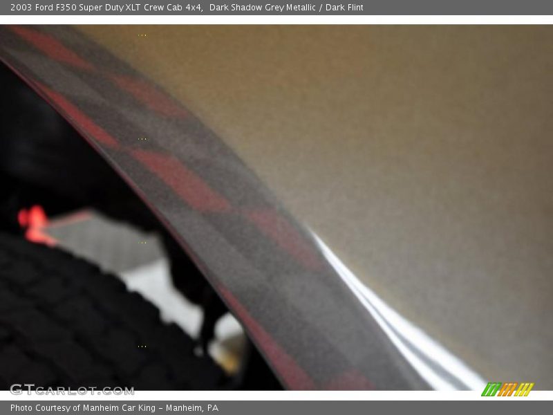 Dark Shadow Grey Metallic / Dark Flint 2003 Ford F350 Super Duty XLT Crew Cab 4x4