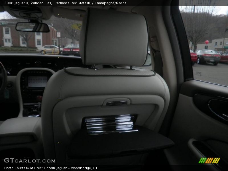 Radiance Red Metallic / Champagne/Mocha 2008 Jaguar XJ Vanden Plas