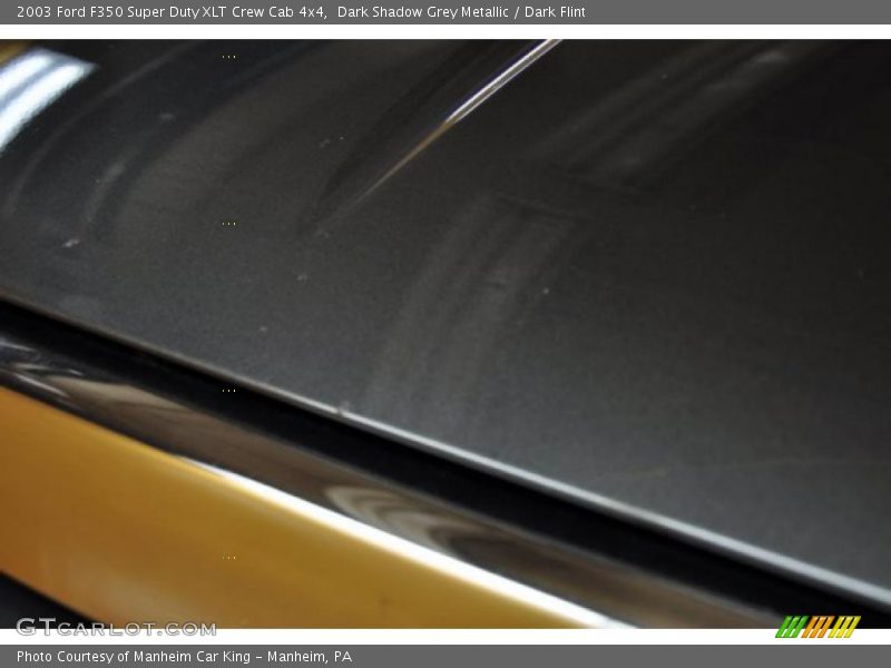 Dark Shadow Grey Metallic / Dark Flint 2003 Ford F350 Super Duty XLT Crew Cab 4x4