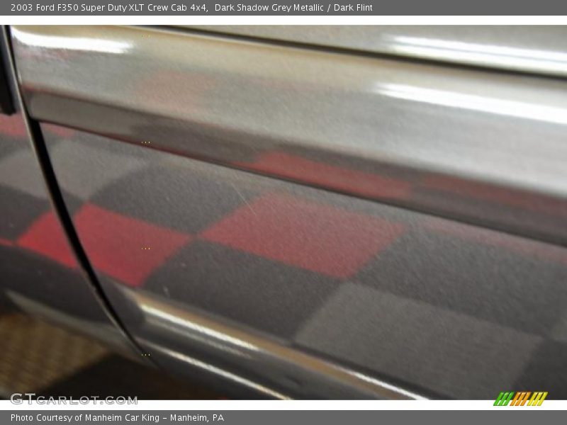 Dark Shadow Grey Metallic / Dark Flint 2003 Ford F350 Super Duty XLT Crew Cab 4x4