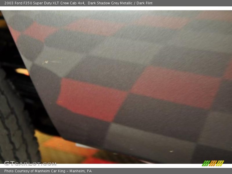 Dark Shadow Grey Metallic / Dark Flint 2003 Ford F350 Super Duty XLT Crew Cab 4x4
