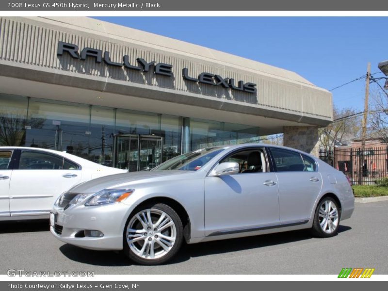 Mercury Metallic / Black 2008 Lexus GS 450h Hybrid