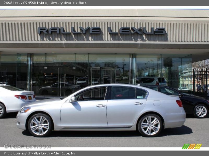 Mercury Metallic / Black 2008 Lexus GS 450h Hybrid