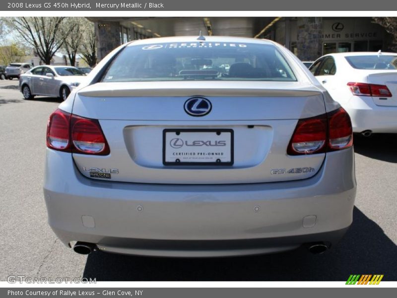 Mercury Metallic / Black 2008 Lexus GS 450h Hybrid