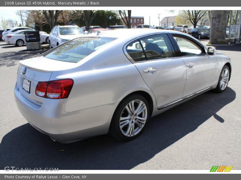 Mercury Metallic / Black 2008 Lexus GS 450h Hybrid
