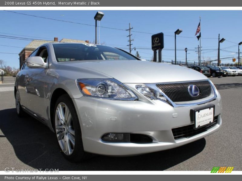 Mercury Metallic / Black 2008 Lexus GS 450h Hybrid