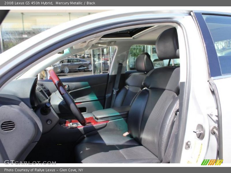 Mercury Metallic / Black 2008 Lexus GS 450h Hybrid