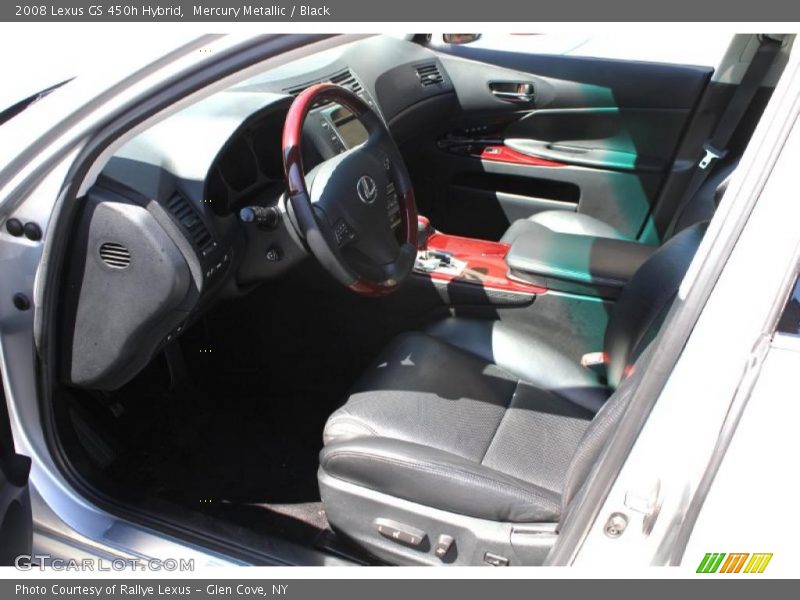 Mercury Metallic / Black 2008 Lexus GS 450h Hybrid
