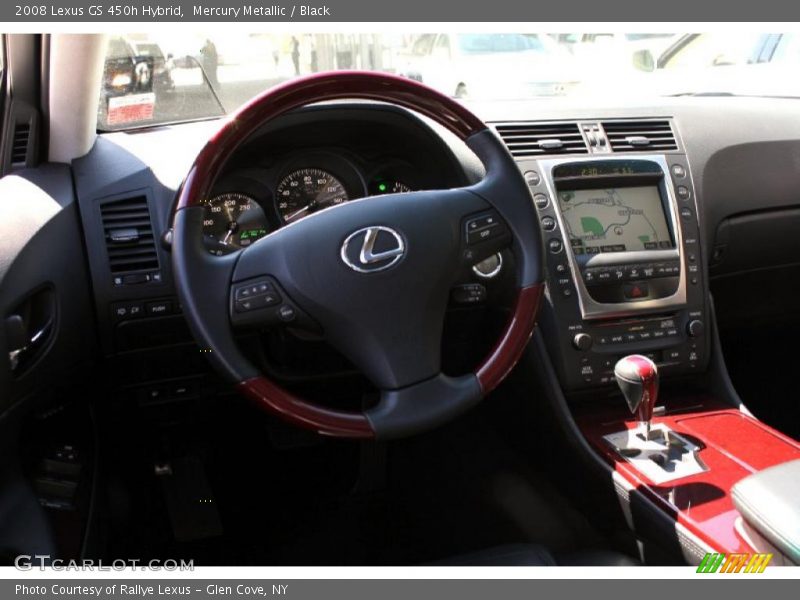Mercury Metallic / Black 2008 Lexus GS 450h Hybrid