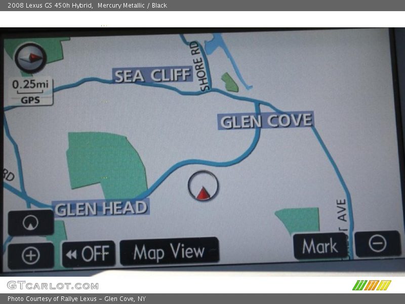 Mercury Metallic / Black 2008 Lexus GS 450h Hybrid