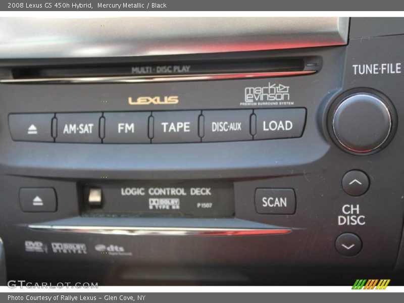 Mercury Metallic / Black 2008 Lexus GS 450h Hybrid