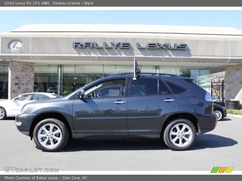 Smokey Granite / Black 2009 Lexus RX 350 AWD