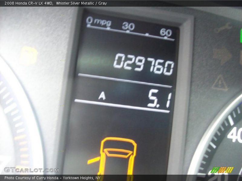Whistler Silver Metallic / Gray 2008 Honda CR-V LX 4WD