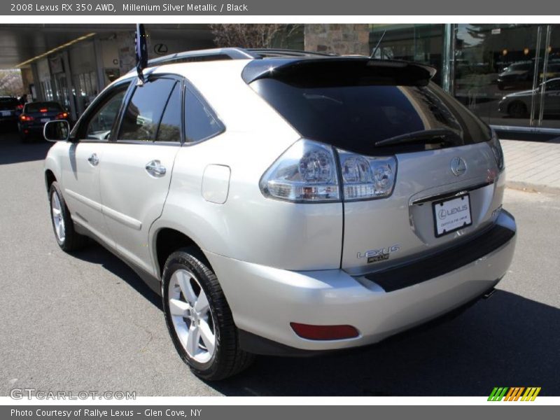 Millenium Silver Metallic / Black 2008 Lexus RX 350 AWD