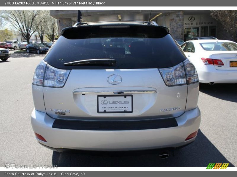 Millenium Silver Metallic / Black 2008 Lexus RX 350 AWD