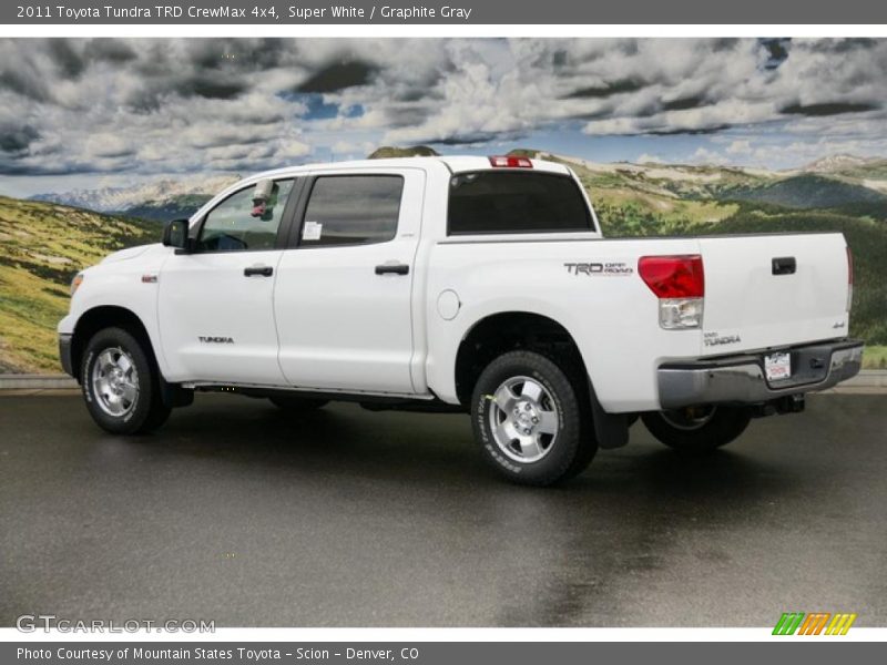 Super White / Graphite Gray 2011 Toyota Tundra TRD CrewMax 4x4