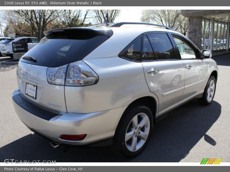 Millenium Silver Metallic / Black 2008 Lexus RX 350 AWD