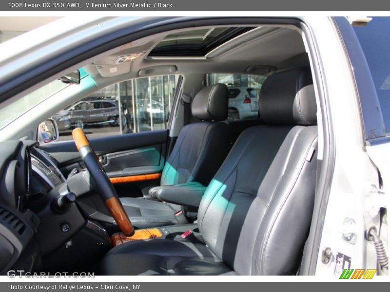 Millenium Silver Metallic / Black 2008 Lexus RX 350 AWD