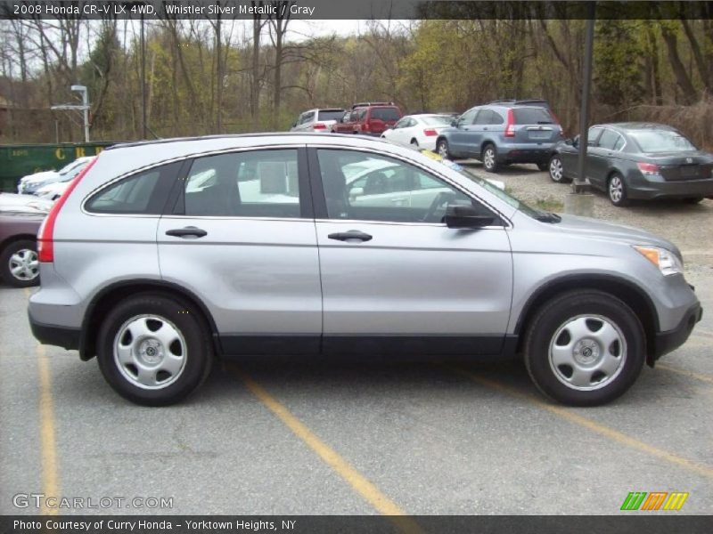 Whistler Silver Metallic / Gray 2008 Honda CR-V LX 4WD