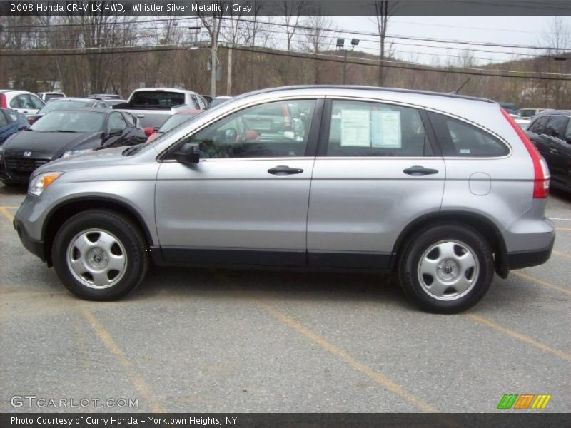 Whistler Silver Metallic / Gray 2008 Honda CR-V LX 4WD