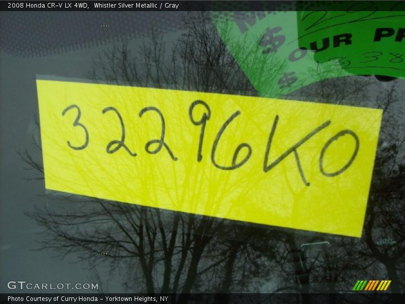 Whistler Silver Metallic / Gray 2008 Honda CR-V LX 4WD
