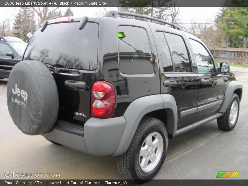 Black / Medium Slate Gray 2006 Jeep Liberty Sport 4x4