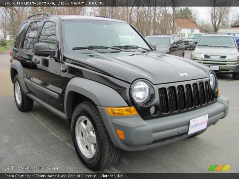 Black / Medium Slate Gray 2006 Jeep Liberty Sport 4x4