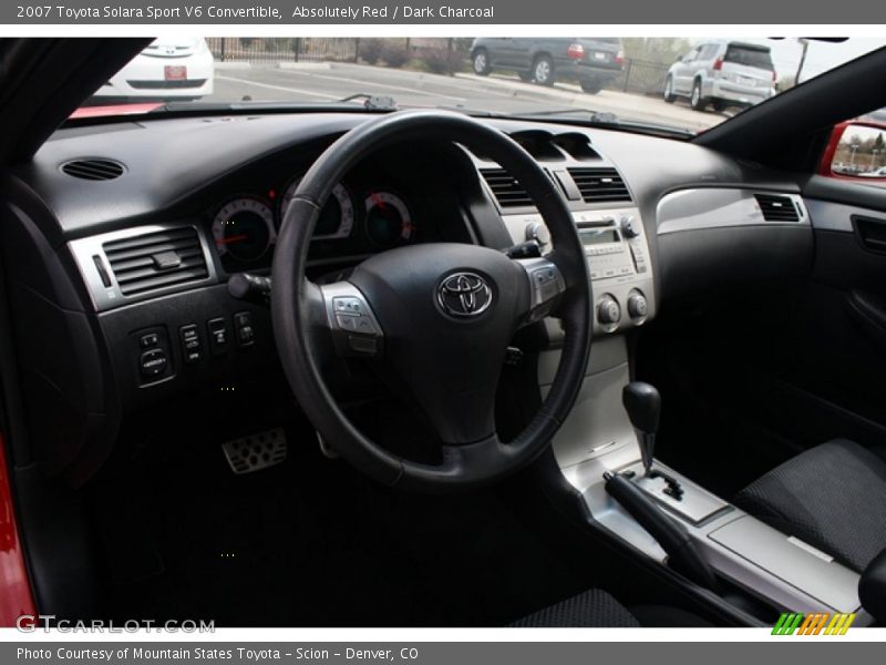Absolutely Red / Dark Charcoal 2007 Toyota Solara Sport V6 Convertible