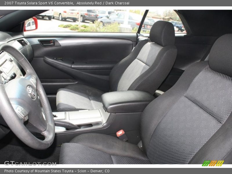 Absolutely Red / Dark Charcoal 2007 Toyota Solara Sport V6 Convertible