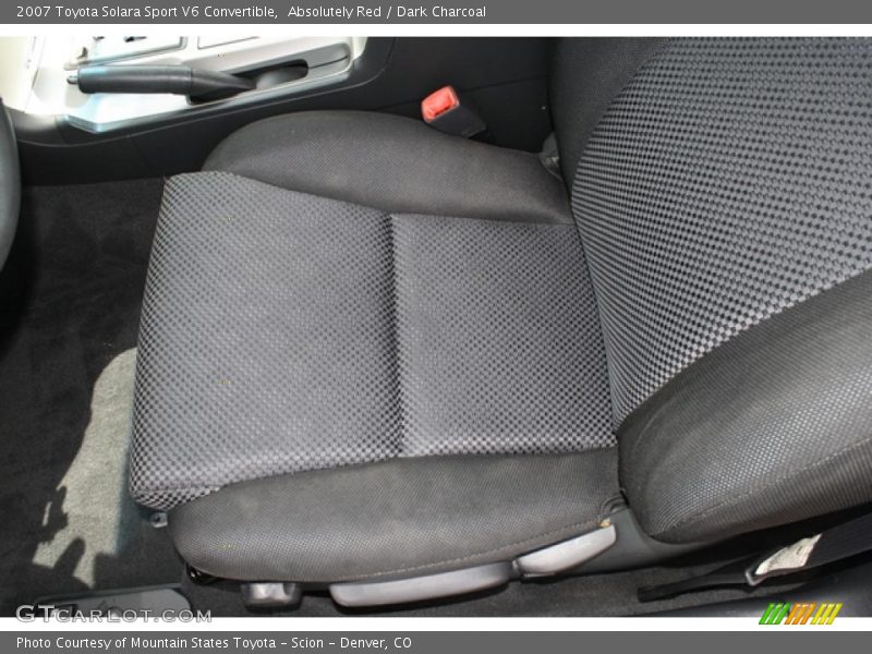 Absolutely Red / Dark Charcoal 2007 Toyota Solara Sport V6 Convertible