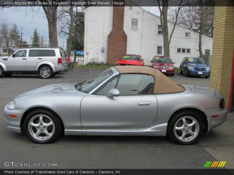  2000 MX-5 Miata LS Roadster Highlight Silver Metallic