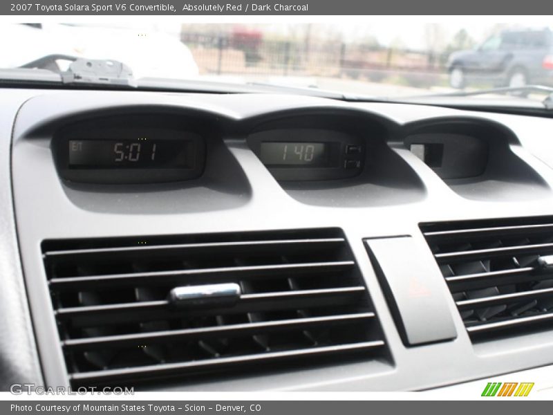 Absolutely Red / Dark Charcoal 2007 Toyota Solara Sport V6 Convertible