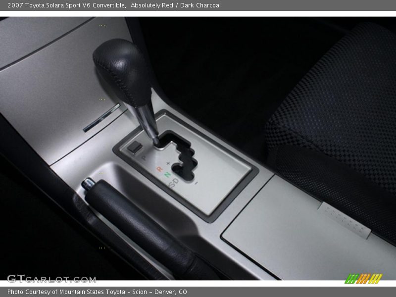 Absolutely Red / Dark Charcoal 2007 Toyota Solara Sport V6 Convertible