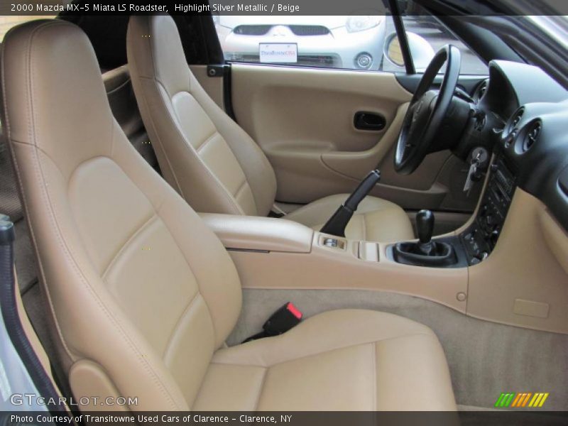  2000 MX-5 Miata LS Roadster Beige Interior