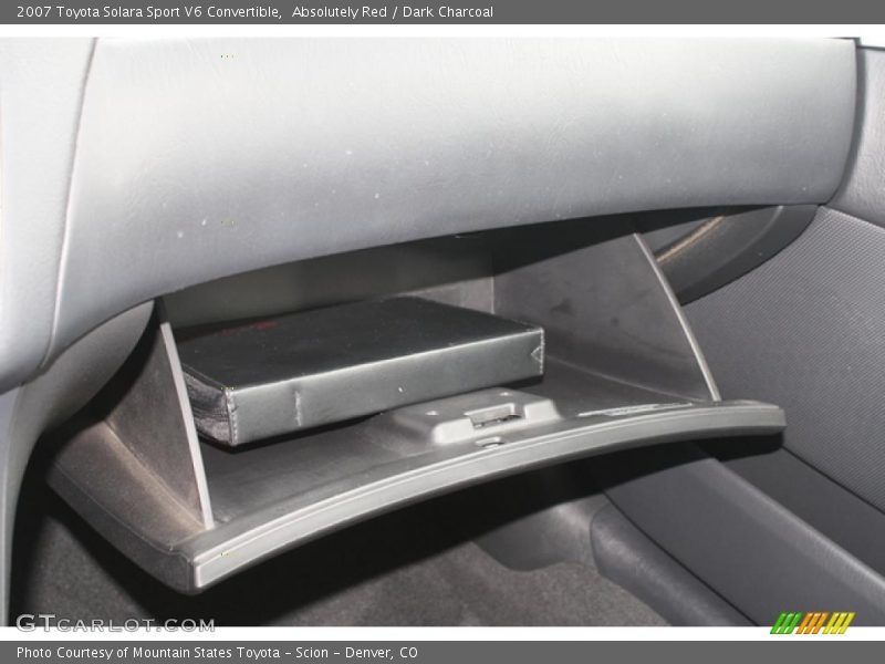 Absolutely Red / Dark Charcoal 2007 Toyota Solara Sport V6 Convertible