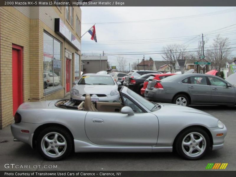  2000 MX-5 Miata LS Roadster Highlight Silver Metallic