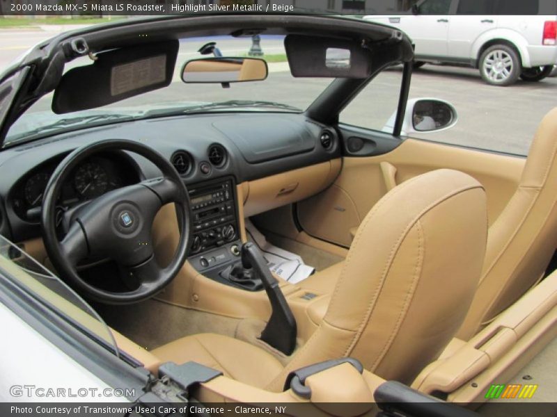 2000 MX-5 Miata LS Roadster Beige Interior