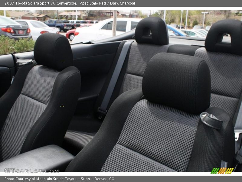 Absolutely Red / Dark Charcoal 2007 Toyota Solara Sport V6 Convertible