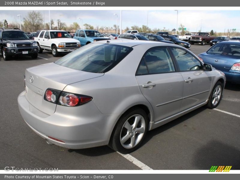 Smokestone / Beige 2008 Mazda MAZDA6 i Sport Sedan