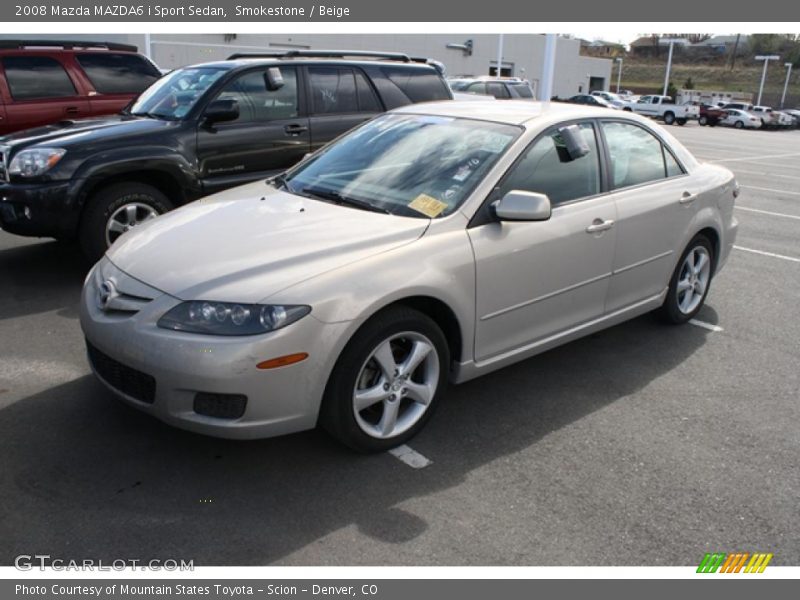 Smokestone / Beige 2008 Mazda MAZDA6 i Sport Sedan