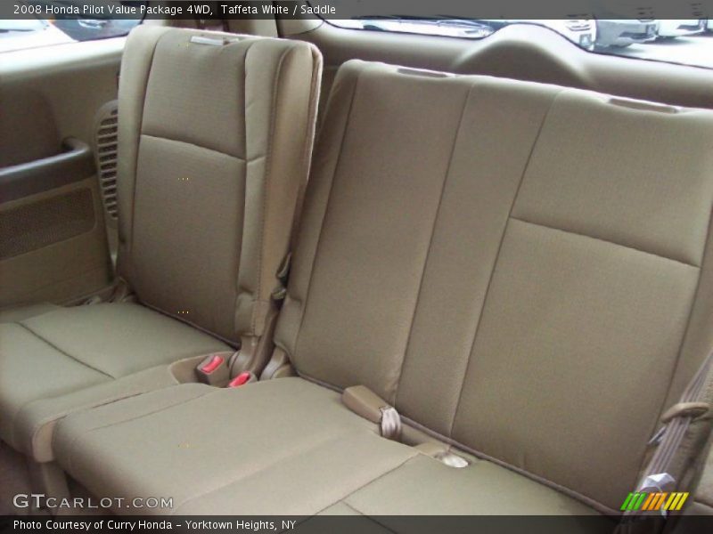 Taffeta White / Saddle 2008 Honda Pilot Value Package 4WD