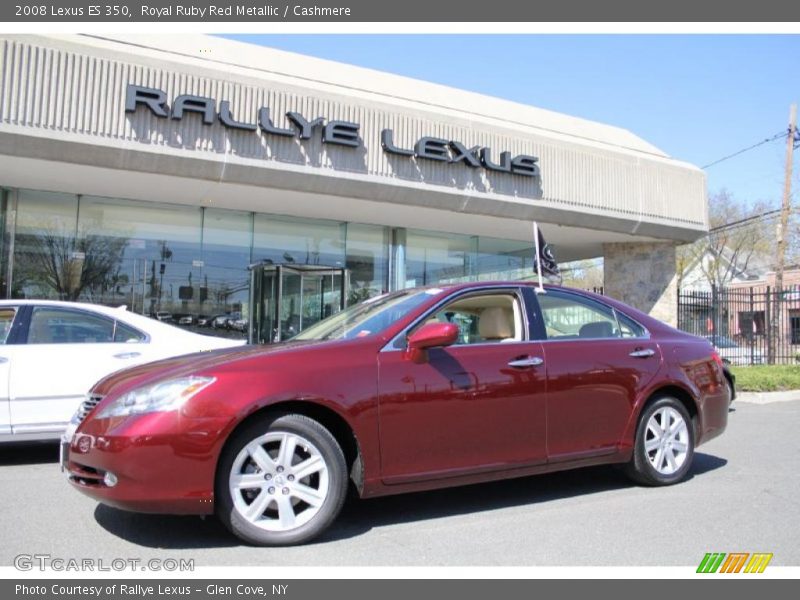 Royal Ruby Red Metallic / Cashmere 2008 Lexus ES 350