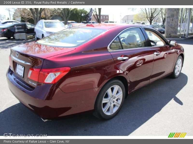 Royal Ruby Red Metallic / Cashmere 2008 Lexus ES 350