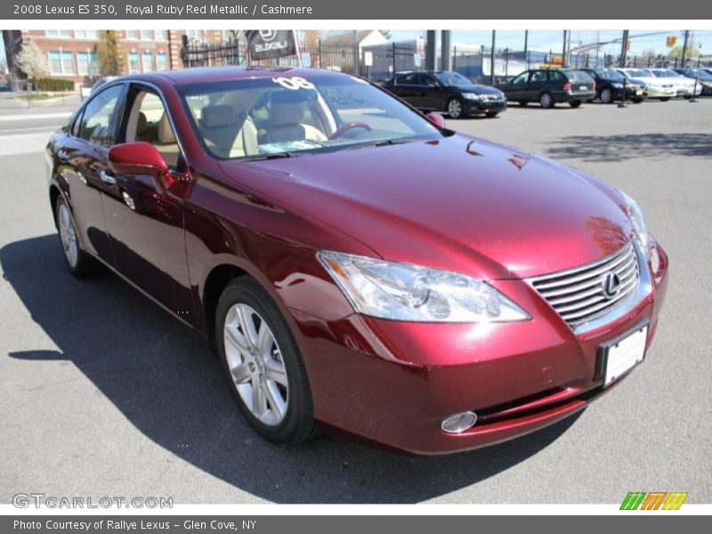 Royal Ruby Red Metallic / Cashmere 2008 Lexus ES 350