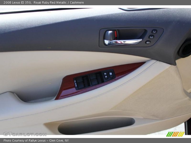 Royal Ruby Red Metallic / Cashmere 2008 Lexus ES 350