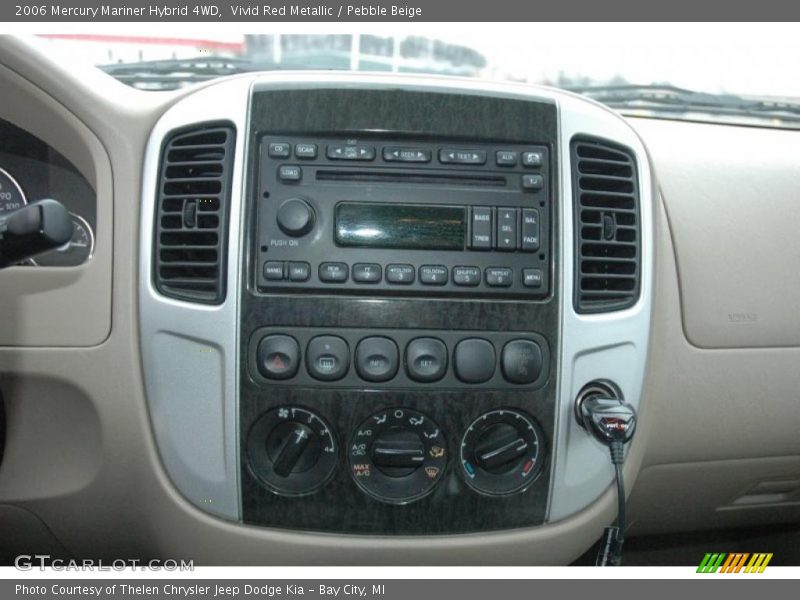 Vivid Red Metallic / Pebble Beige 2006 Mercury Mariner Hybrid 4WD