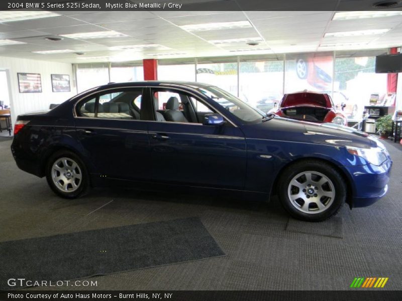 Mystic Blue Metallic / Grey 2004 BMW 5 Series 525i Sedan