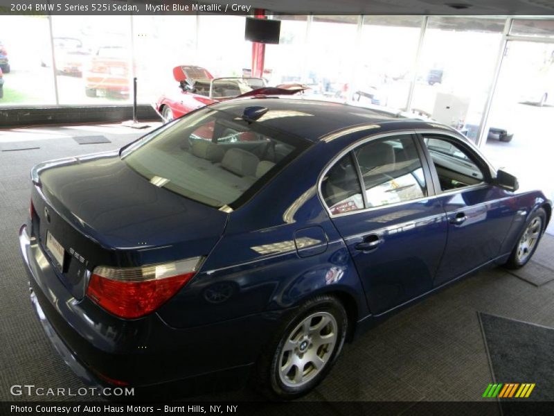 Mystic Blue Metallic / Grey 2004 BMW 5 Series 525i Sedan