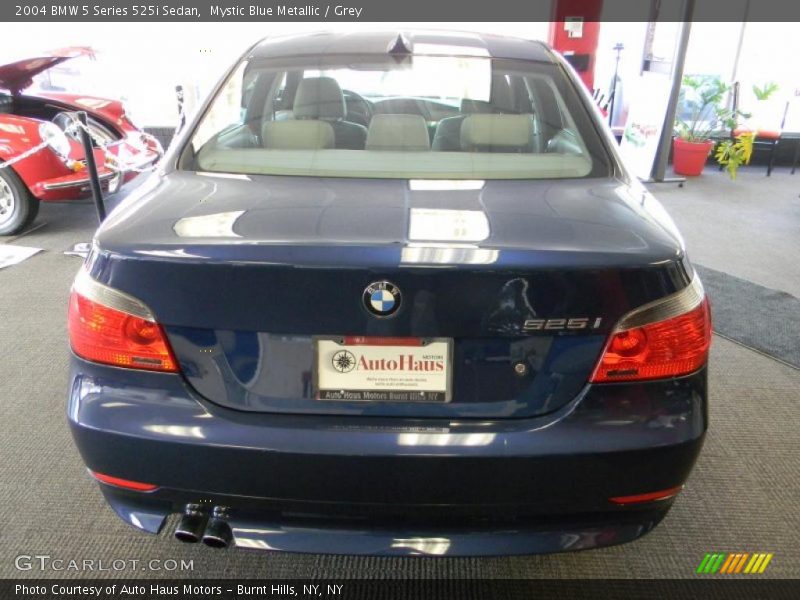 Mystic Blue Metallic / Grey 2004 BMW 5 Series 525i Sedan