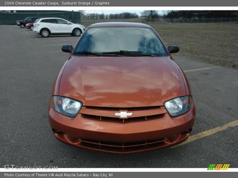 Sunburst Orange / Graphite 2004 Chevrolet Cavalier Coupe